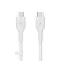 Belkin Type C-C Silikon 1 Metre 2li Paket Beyaz Kablo 