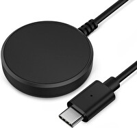 Gpack Samsung Galaxy Watch 4 40 MM Type-C Girişli Siyah Şarj Kablosu