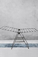DigitHome Katlanabilir Çamaşır Kurutma Askısı Çamaşırlık - Gri C1-1-248